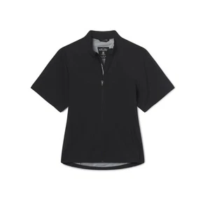 Sun Mountain Women’s Monsoon Short Sleeve Waterproof Windbreaker Black Size M - Picture 1 of 11