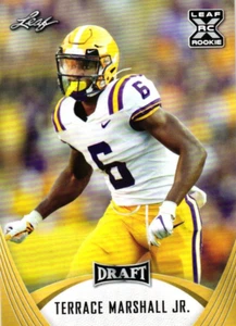Tarjeta de draft de novato Leaf Terrace Marshall Jr. 2021 - Imagen 1 de 4