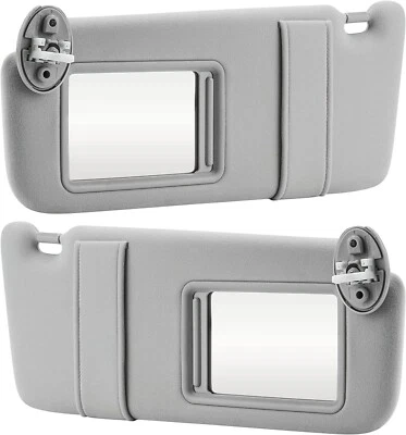 Par de parasol gris izquierdo y derecho Toyota Venza 2009-2016 con embellecedores de cubierta Foto 1 de 4