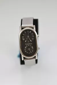 Montre unisexe Mathey Tissot double minuterie argent acier inoxydable St pile WR gris quartz - Photo 1 sur 6