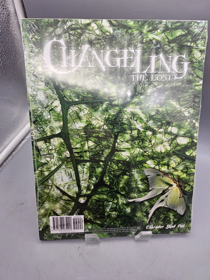 Almohadilla de hoja de personaje Changeling the Lost RPG White Wolf Foto 1 de 3