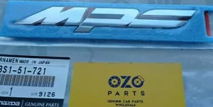 Genuine Mazda 3 MPS rear badge logo emblem BBS151721 - Foto 1 di 2
