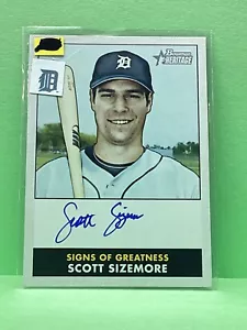 Scott Sizemore 2007 Bowman heritage signs of greatness auto rookie card - Picture 1 of 1