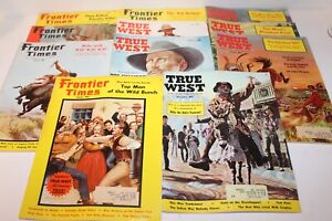 Lot of 11 True West & Frontier Times Magazines  1960 Old West Tales