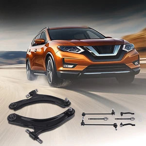 8pc Front Lower Control Arm Ball Joints Tie Rod for 2008 - 2015 Nissan Rogue - Imagen 1 de 12