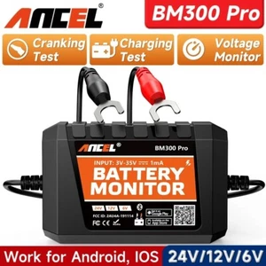 ANCEL BM300 PRO Batteriemonitor 24V 12V Batterietester Laden Kurbelsystem - Bild 1 von 7