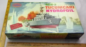 Aurora No. 727-250 RGH-2 Tucumcari Hydrofoil boat ship 1969 model kit - Picture 1 of 5