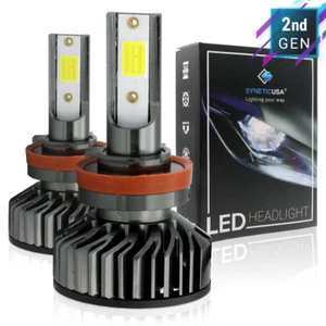 H11 LED Headlight Kit Low Beam Bulb 2-Side 6000K White 2429LM - Bild 1 von 10