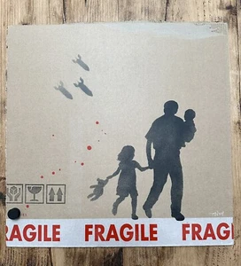 Zedsy - Fragile - Hand Sprayed Original Art Street Graffiti Banksy Style - Picture 1 of 11