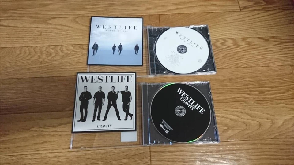 Westlife CD SET x2  【Gravity】【Where We Are】 Album set（Used item）Ｓ08449 Foto 1 de 4