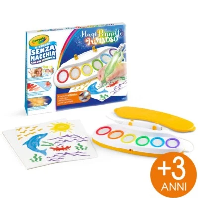 MAGIC PENNELLO LUMINOSO SENZA MACCHIA COLOR WONDER CRAYOLA ORIGINALE - Immagine 1 di 3