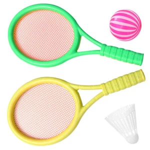 Children's Tennis Racket Set with 2 Balls for Kids Plastic Toys Random Color - Picture 1 of 12
