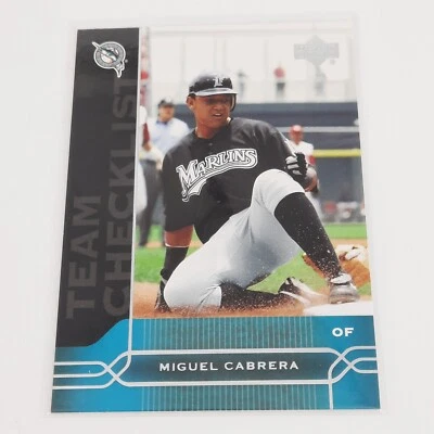 Miguel Cabrera #482 2005 cubierta superior Marlins de Florida Foto 1 de 2