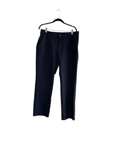 Pantalones de golf Under Armour para hombre 34x30 azul elástico frente plano absorción rendimiento - Imagen 1 de 7