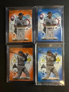 2022 Topps Inception Detroit Tigers Orange Blue Team Set Cabrera Manning - Picture 1 of 1