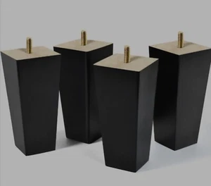 AORYVIC 6 inch Furniture Legs Black Couch Set of 4 Ottoman 6 inch, - Bild 1 von 1