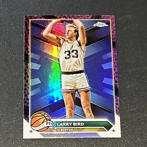 2024 Topps Chrome - Pink Basketball SSP #175 Larry Bird Boston Celtics - Picture 1 of 2