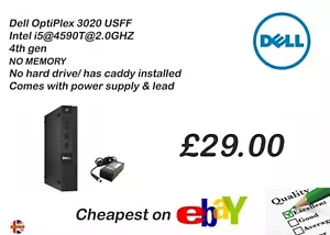 Dell OptiPlex 3020 USFF PC Intel i5 4th gen NO ram- NO HDD-WITH POWER SUPPLY - Picture 1 of 2