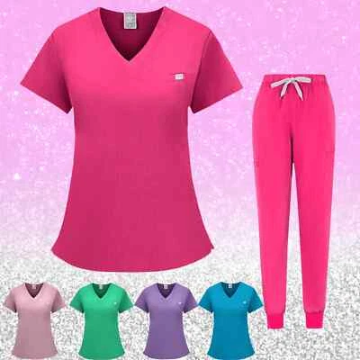 Venta al por mayor Uniforme Médico de Quirófano Exfoliantes Hospital Trabajo Conjunto Traje Foto 1 de 4
