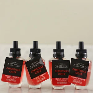 Bath & Body Works Christmas Cider Home Fragrance Wallflower Bulb Refill X4 - Picture 1 of 1