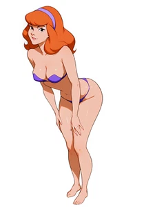 Daphne Scooby Doo Waifu Anime Sticker 6" Car Decal Weatherproof - Picture 1 of 1