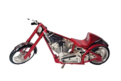 West Coast Choppers Jesse James El Diablo II Motorcycle 1:18 Muscle Machine 2004 - Image 1 of 4