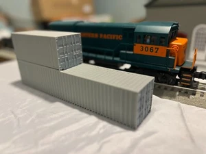 O Scale 3D Printed 40-Foot and 20-Foot Shipping Containers for Model Train Hobby - Picture 1 of 9