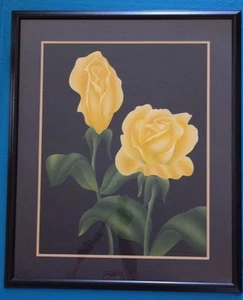 Joseph Collins Signed "Yellow Rose" Limited Edition 1980 - Picture 1 of 7