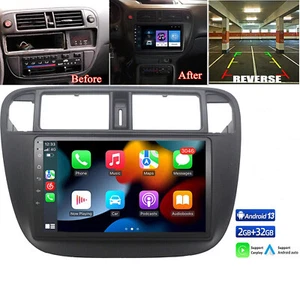 9'' Car Stereo Radio For Honda Civic 1995-2000 Android 12 2+32GB - Picture 1 of 14