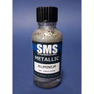 SMS PMT09 Premium Acrylic Lacquer Metallic Aluminium 30ml Brand New - Picture 1 of 1