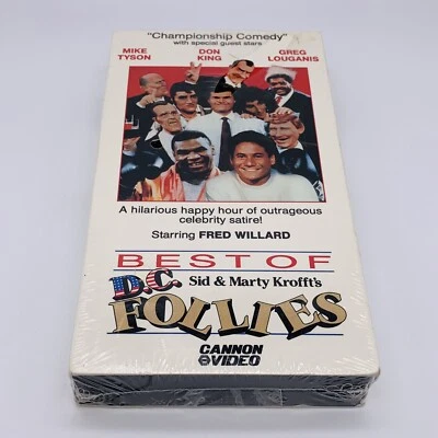 Sid & Marty Krofft's Best of D.C. Follies VHS Tape, 1989 Fred Willard Mike Tyson - Image 1 of 4