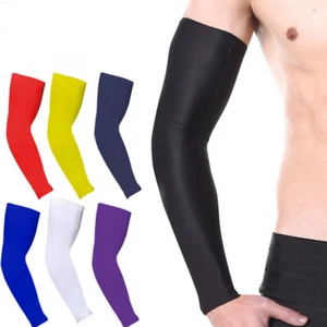 Cooling Arm Sleeves Cycling Running UV Sun Protection Outdoor Cool Arm Sleeves - Picture 1 of 29