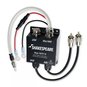 DIVISOR DE ANTENA SHAKESPEARE 5257-S PARA RADIO VHF, AIS - Imagen 1 de 1