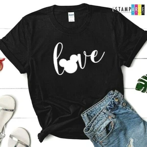 LOVE T-SHIRT CUTE MESSAGE IS PERSONALIZED FOR YOU WHITE BLACK RED 37 - Picture 1 of 11