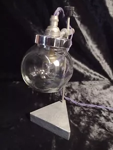 Unique Vintage Small Laboratory/Industrial Light. One off jar shade - Picture 1 of 7