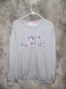 NWT C & C CALIFORNIA MERRY EVERYTHING HOLIDAY SWEATSHIRT SIZE LARGE .. WOW - Picture 1 of 4