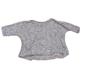 Mudd size Jr's Xl Purple White Marbled Elbow dolman 3/4 elbow T Shirt top - Picture 1 of 4