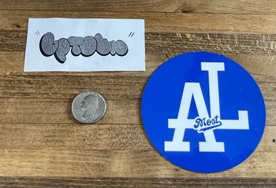 Almost Skateboards  LA  Logo Sticker Blind Plan B Powell Haslam - Image 1 of 4