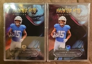 Fermalibri 2024 Wild Card Haunted Hits Monster Hunt Ladd McConkey 1/4 e 4/4 strega - Foto 1 di 4