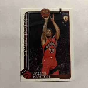 Alijah Martin Rookie RC 2025/26 Topps NBA Basketball Flagship Card #240 Raptors - Picture 1 of 2