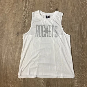 NBA Houston Rockets  Women’s Sleeveless Training Shirt White Size Large - Picture 1 of 7