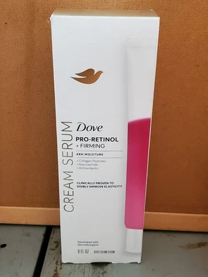 Dove Pro-Retinol Firming Cream Serum 48HR Moisture Collagen Peptides - 8 fl oz - Image 1 of 4