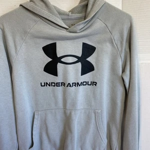 Youth Size Boys Large--Gray Pull Over Hoodie-By Under Armour-Pre Owned Excellent - Picture 1 of 7