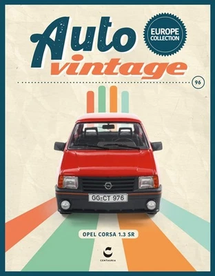 AUTO VINTAGE EUROPE COLLECTION  N.#96  OPEL CORSA 1.3 SR  (1983) 1:24 - Immagine 1 di 2