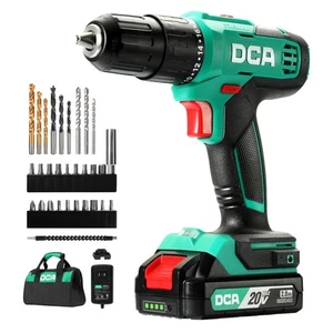 20V Cordless Hammer Drill Set, 354 In-lbs Torque, 1/2" Keyless Chuck, 22500 I... - Picture 1 of 8