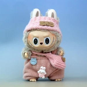 Ropa Rosa para LA BOOBOO, Juego de 3 Piezas Crochet Artesanal para Conjunto de Muñeca de 17cm - Imagen 1 de 6