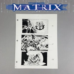 The Matrix Production gebraucht Storyboard Trinity Chase 10 Filmrequisite - Bild 1 von 6