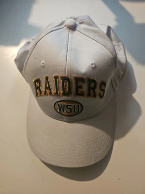 Raiders WSU hat White Snap Back Zephyr 100% Cotton - Image 1 of 4