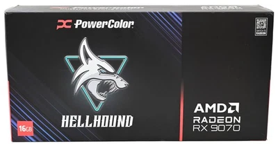 Tarjeta de gráficos de video PowerColor Hellhound Radeon RX 9070 16 GB GDDR6 Foto 1 de 4