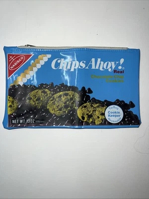 Chips DE COLECCIÓN ¡Ahoy! Bolso promocional con cremallera para guardar galletas de Nabisco ¡MUY RARO! A+ Foto 1 de 4